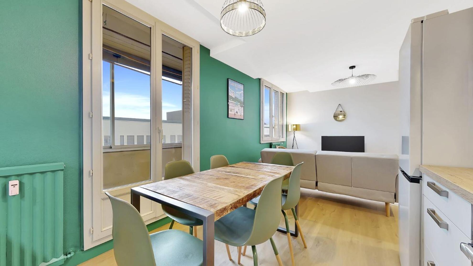 Appartement Neuf Pour 6, Parking Et Box, Au Calme Villeurbanne Exteriör bild